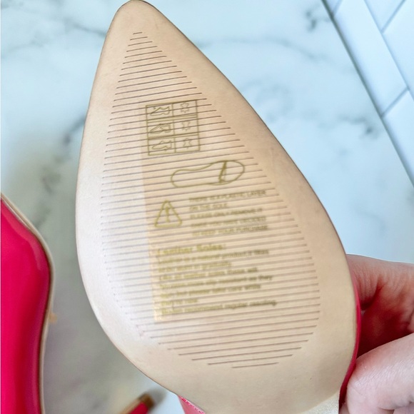 NWOT Boden Women’s Heels Size 8 Pink Patent Leather - Picture 9 of 9